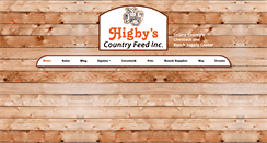 Desktop Screenshot of higbyfeed.com
